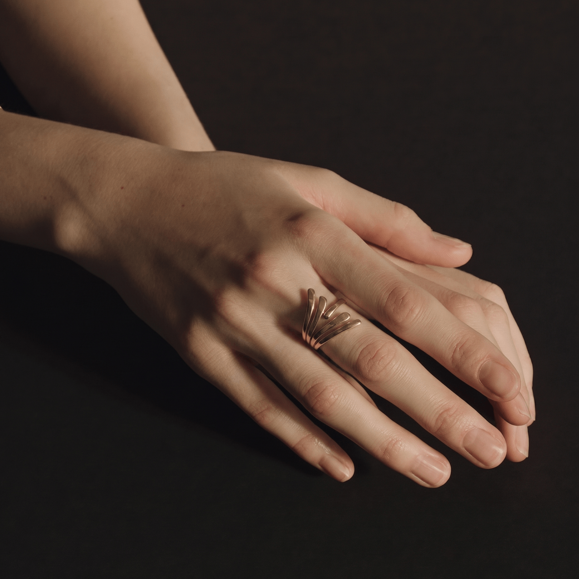 Aeris Wing Ring | 18k Gold Plated Stainless Steel 1