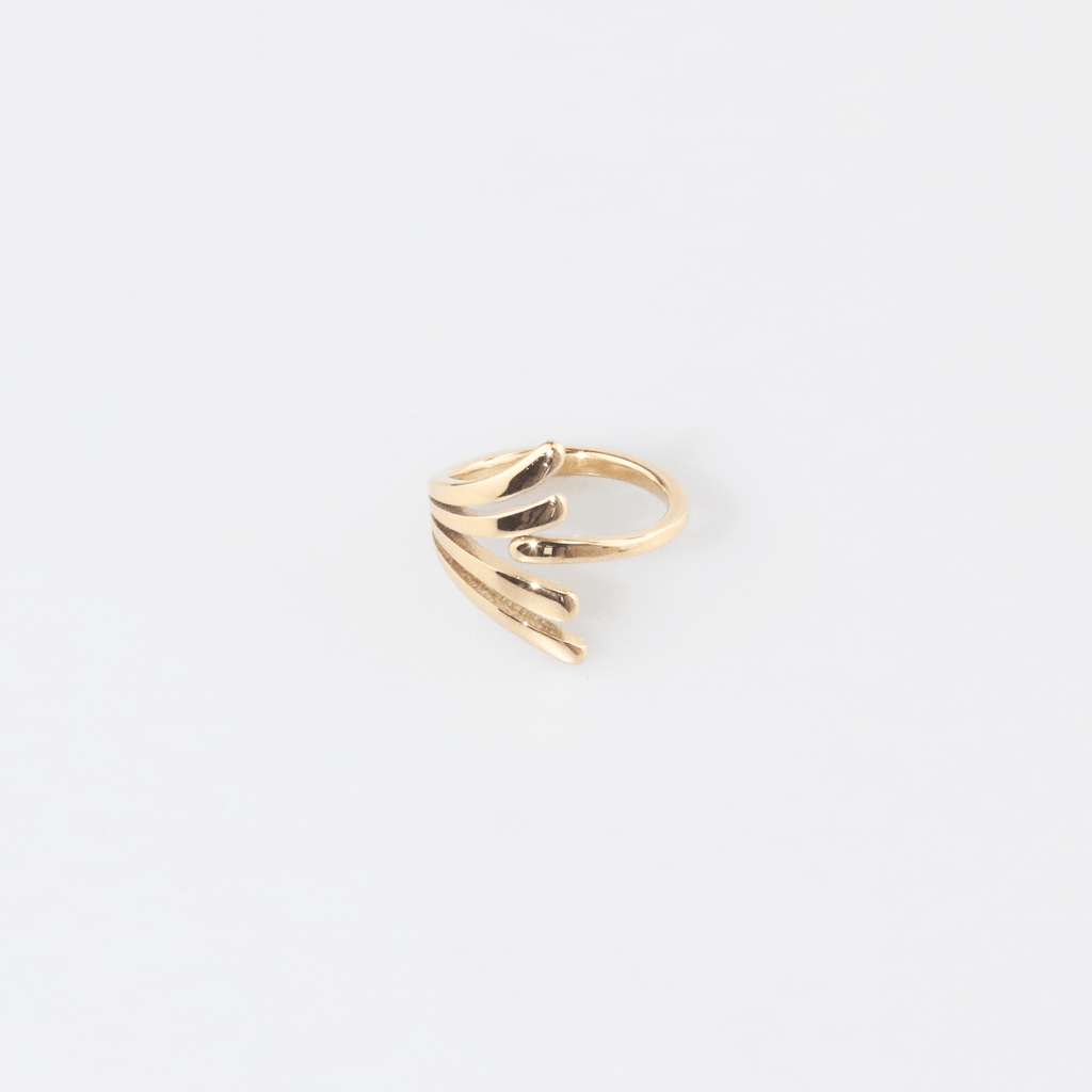 Aeris Wing Ring | 18k Gold Plated Stainless Steel 2