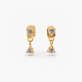 Anisa Earrings for Women | 18k Gold Plated, Cubic Zirconia Dangle Design 0
