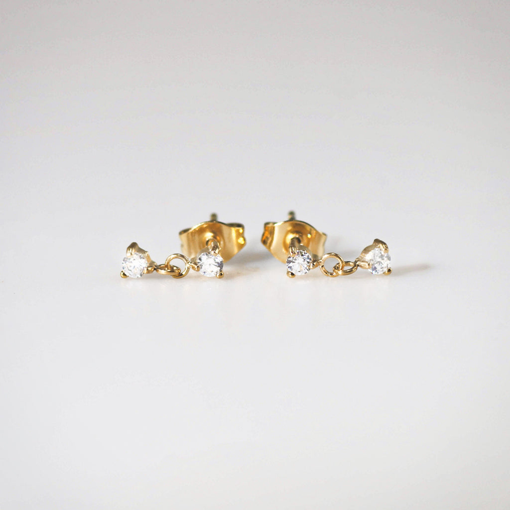 Anisa Earrings for Women | 18k Gold Plated, Cubic Zirconia Dangle Design 3