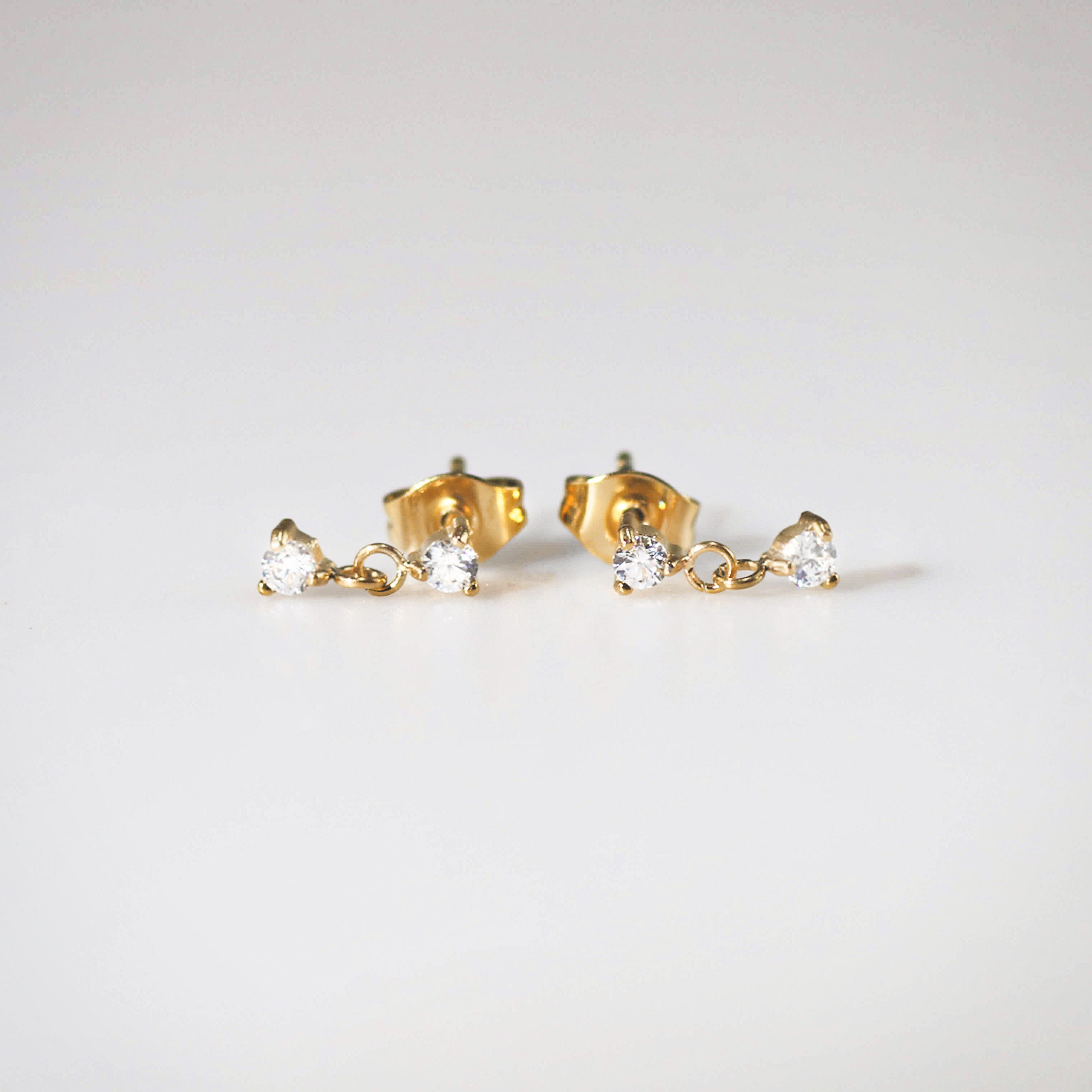 Anisa Earrings for Women | 18k Gold Plated, Cubic Zirconia Dangle Design 3