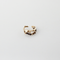 Arden Tigers Eye Beaded Ring | 18k Gold Plated Stainless Steel 0