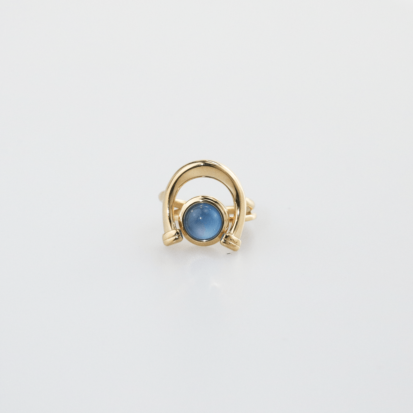 Arlo Blue Stone Ring Set | 18k Gold Plated Stainless Steel 1