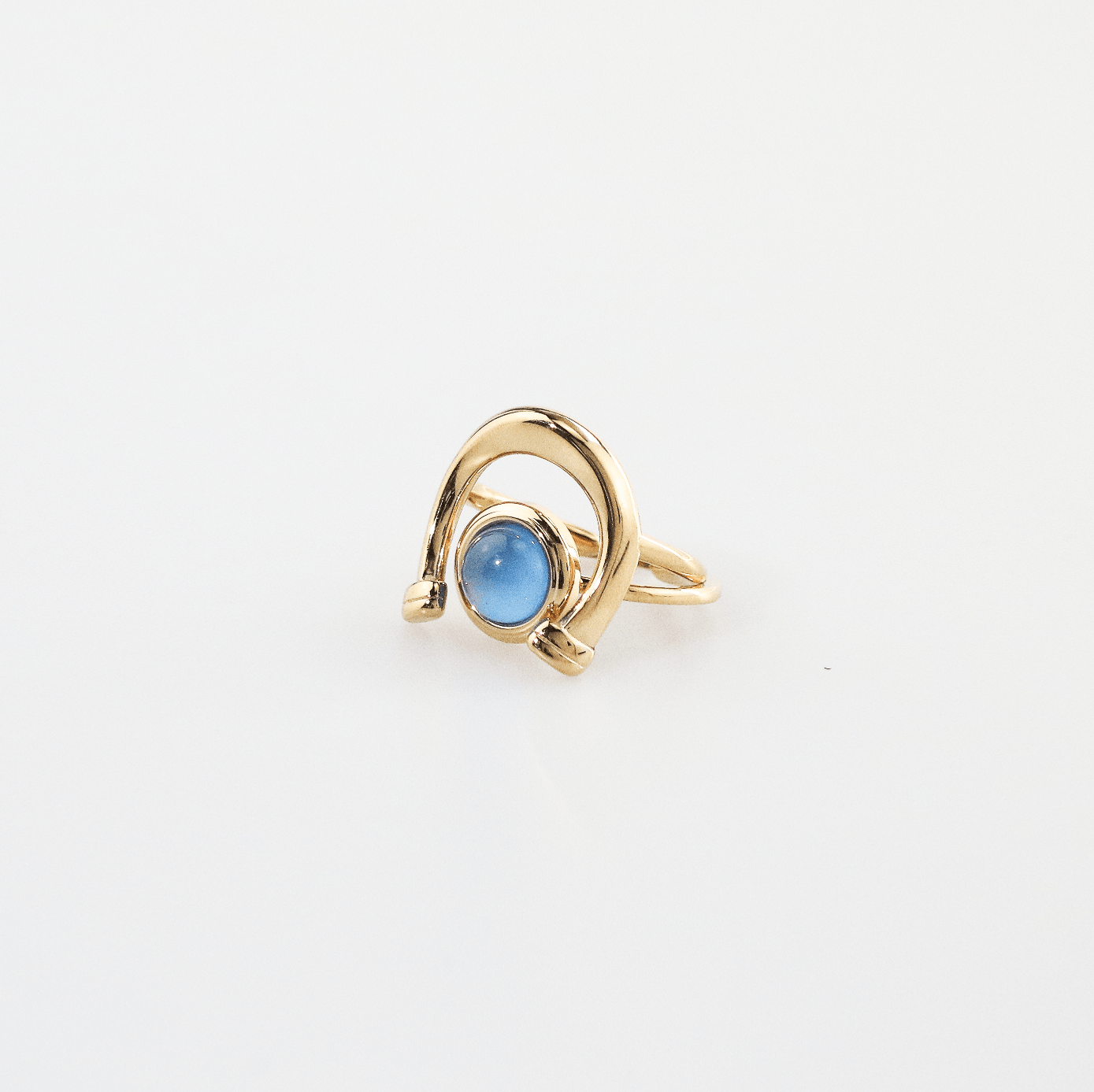 Arlo Blue Stone Ring Set | 18k Gold Plated Stainless Steel 3