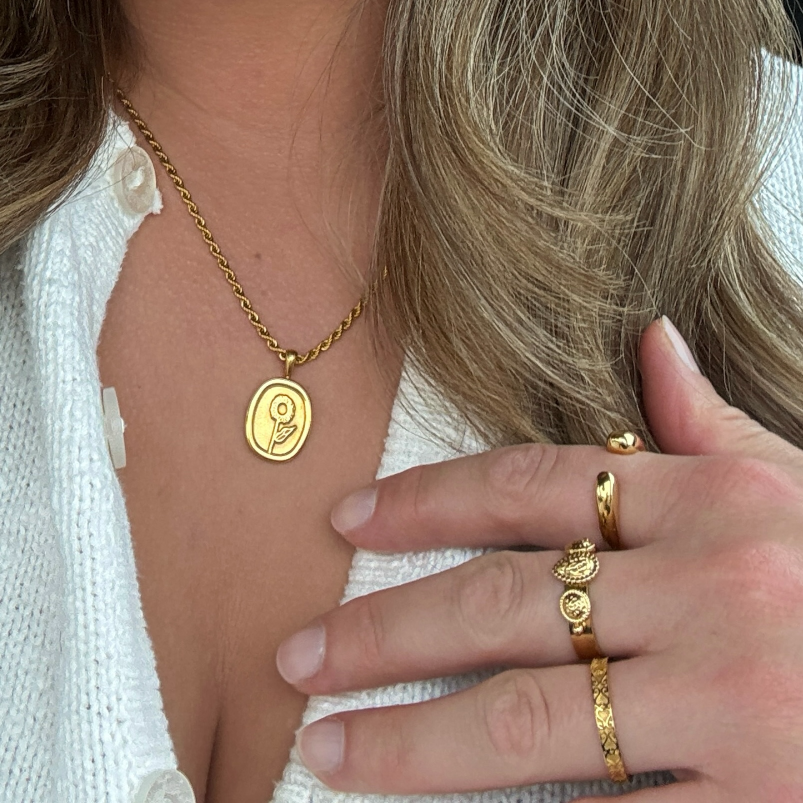 Ayla Open Ring | 18k Gold Plated Stainless Steel 2