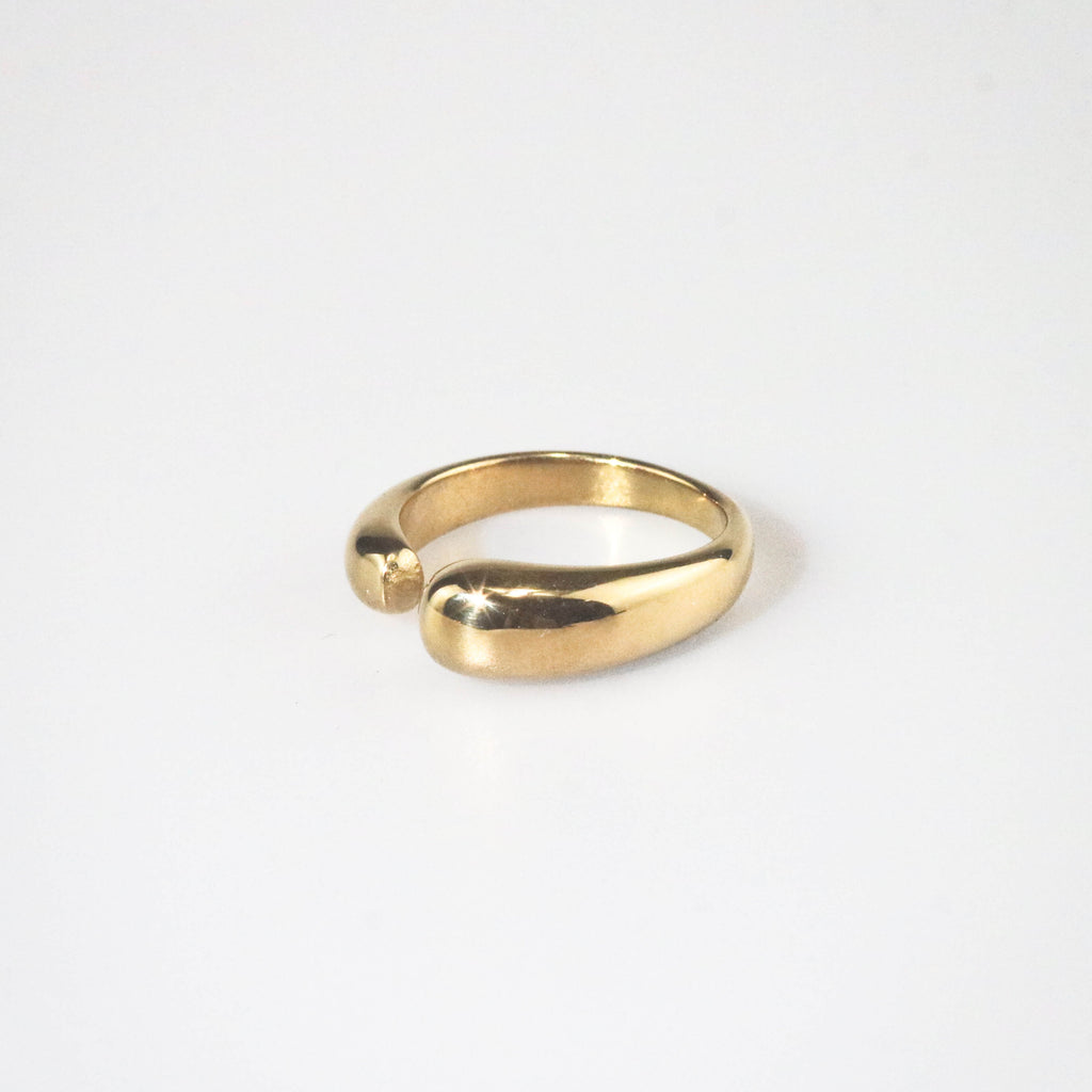 Ayla Open Ring | 18k Gold Plated Stainless Steel 3