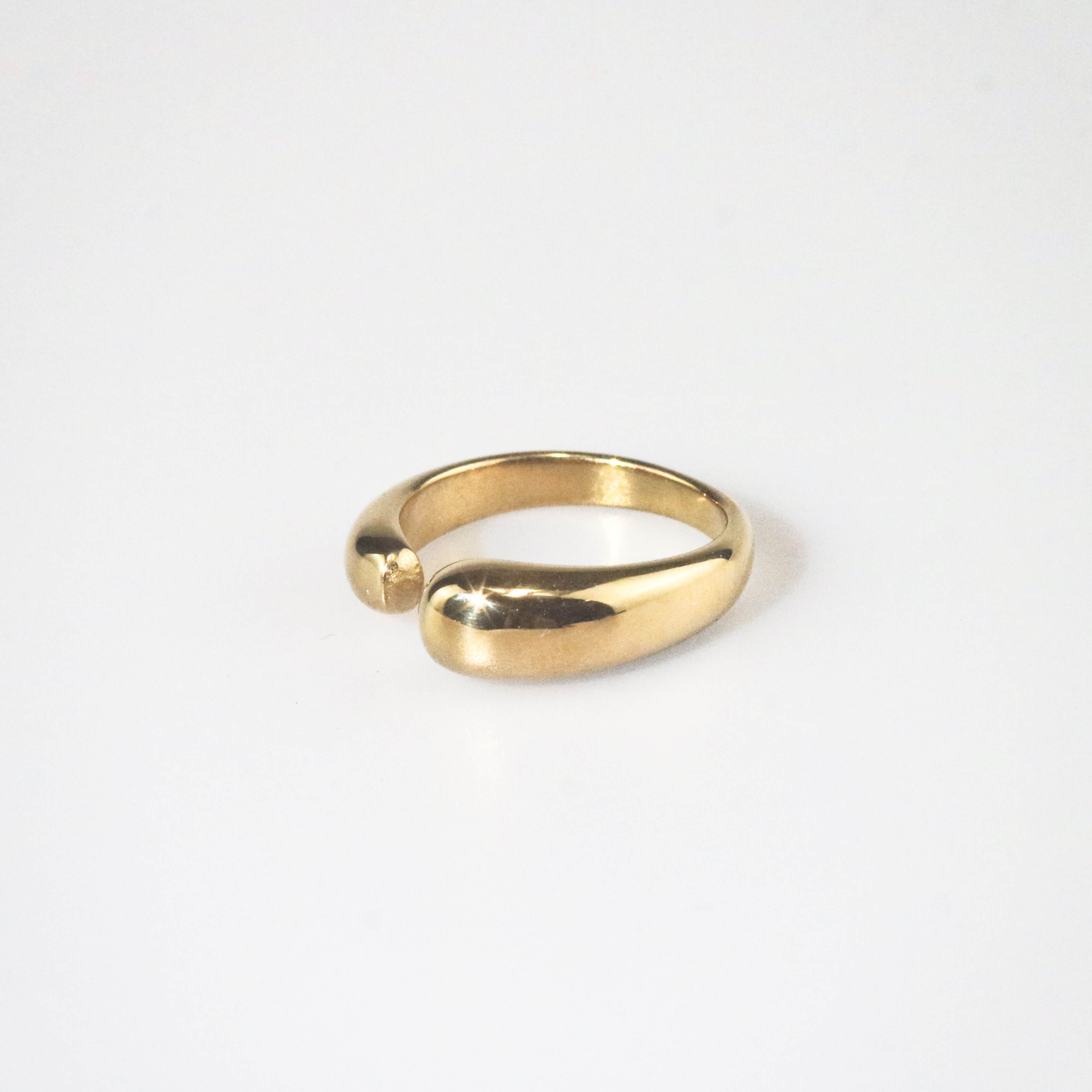 Ayla Open Ring | 18k Gold Plated Stainless Steel 3