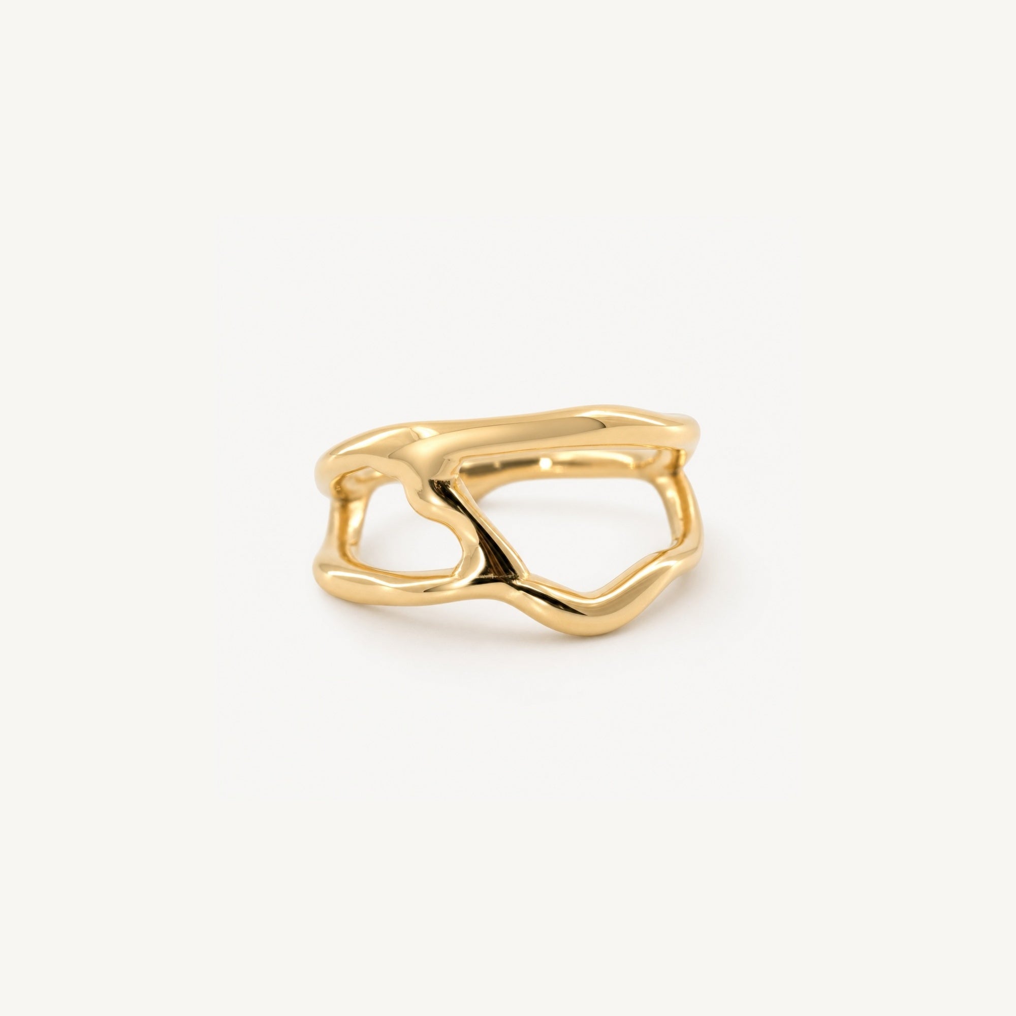 Belen Ring Jewelry | 18k Gold Plated Stainless Steel 0