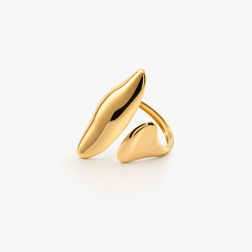 Bexley Open Ring | 18k Gold Plated, Adjustable 0