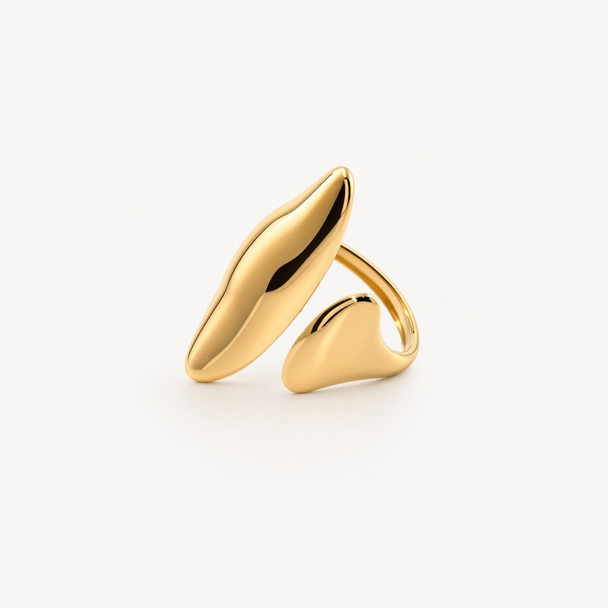 Bexley Open Ring | 18k Gold Plated, Adjustable 0