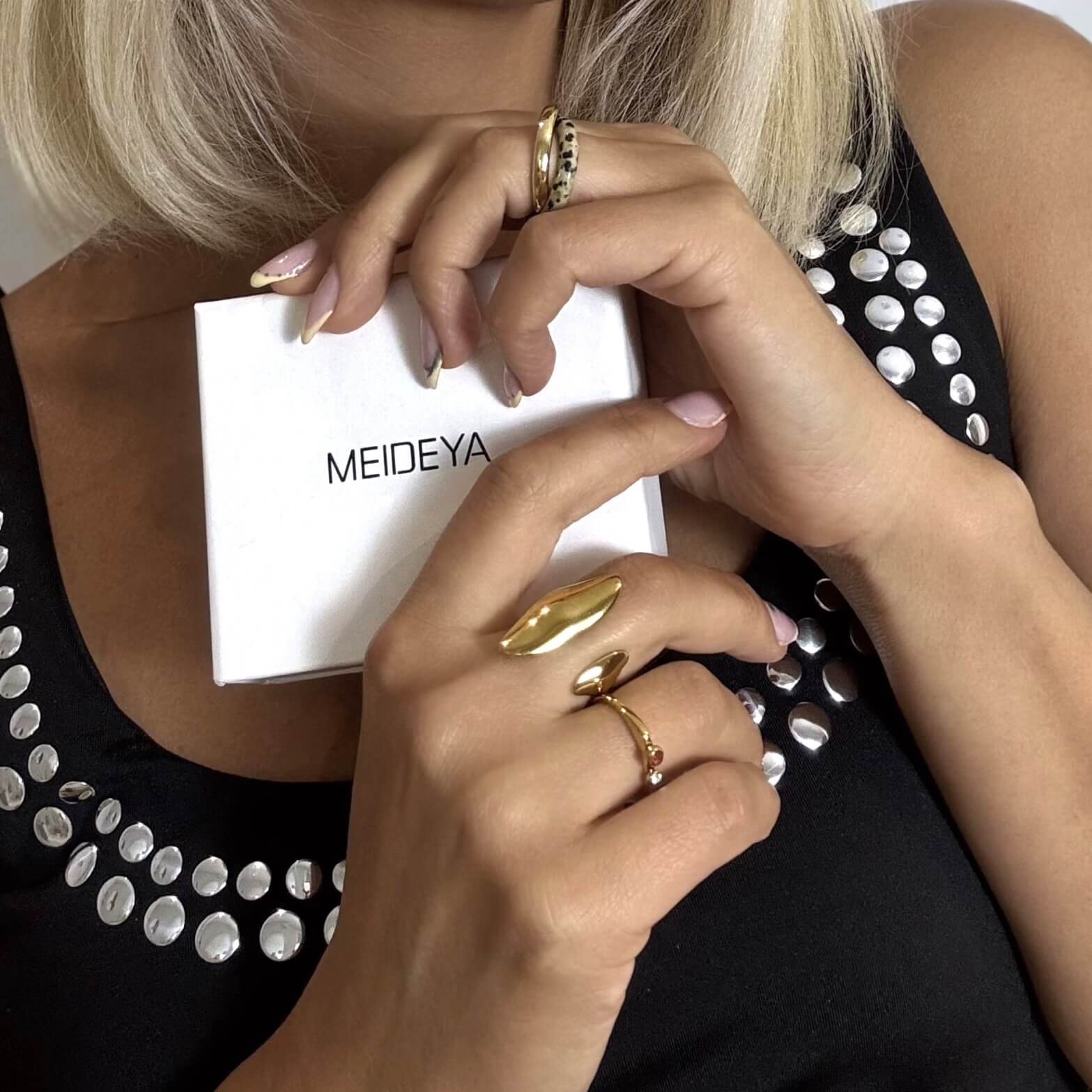 Bexley Open Ring | 18k Gold Plated, Adjustable 2