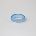 Blythe Jade Band Ring | Genuine Blue Jade, 5mm Width 0
