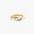 Brina Marquise Ring | 18k Gold Plated Stainless Steel 0