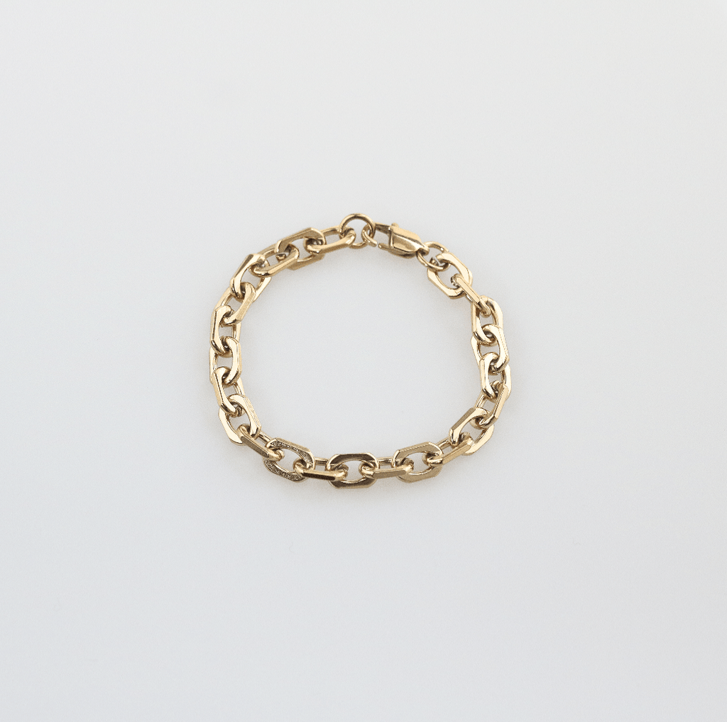 Caden Chain Bracelet | 18k Gold Plated, Adjustable Lobster Clasp 0