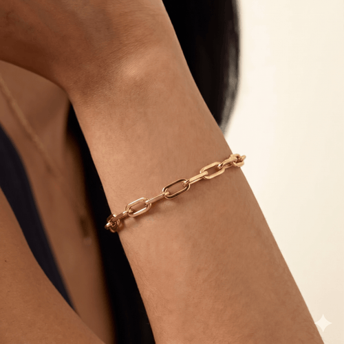 Caden Chain Bracelet | 18k Gold Plated, Adjustable Lobster Clasp 1