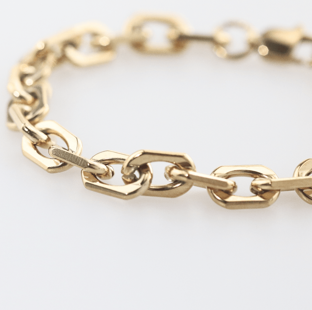 Caden Chain Bracelet | 18k Gold Plated, Adjustable Lobster Clasp 2