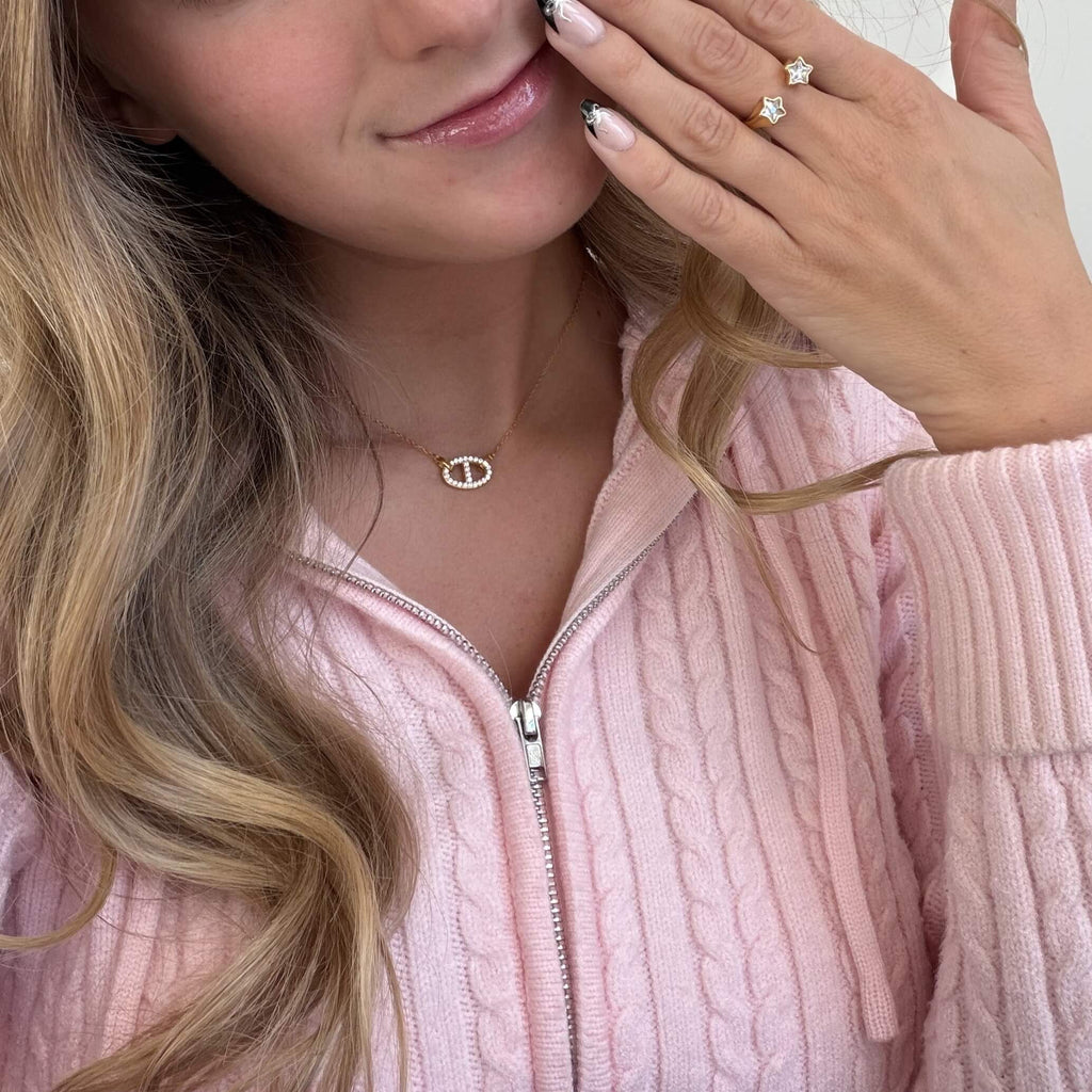 Celeste Double Star Ring | 18k Gold Plated Stainless Steel 2
