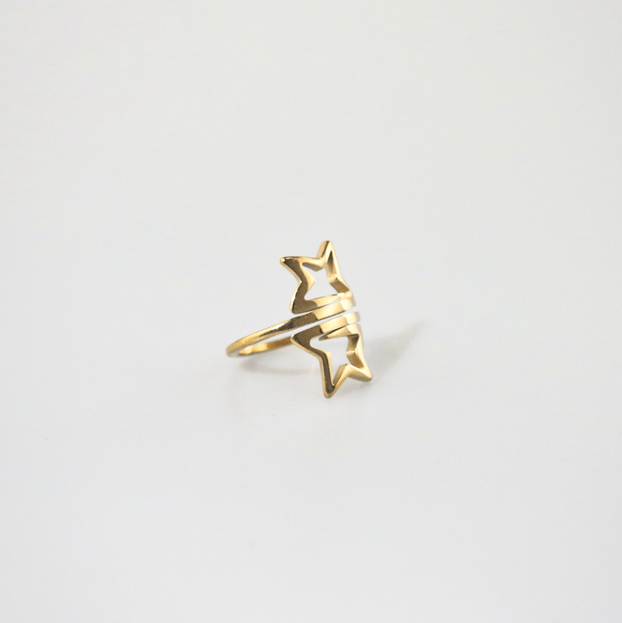 Celeste Star Wrap Ring | 18k Gold Plated Stainless Steel 7