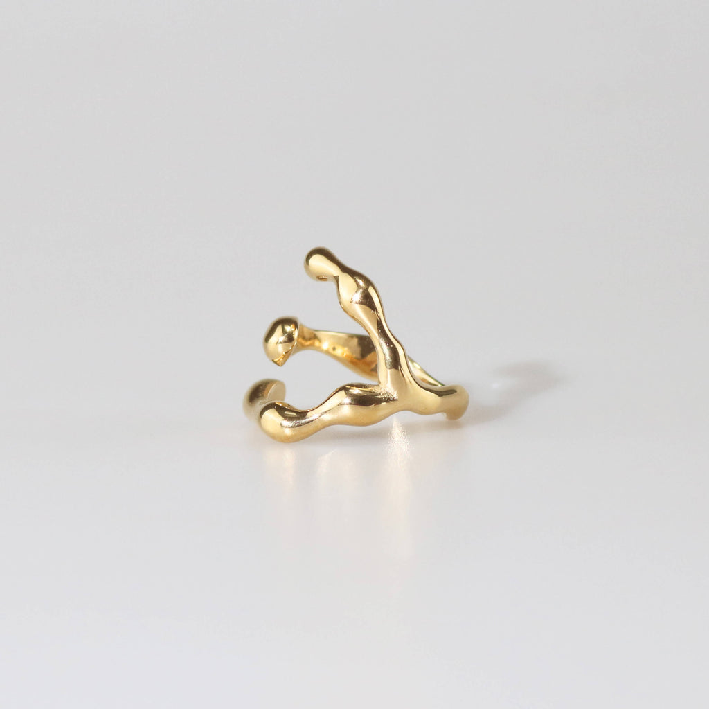 Cora Wrap Ring | 18k Gold Plated Stainless Steel 3