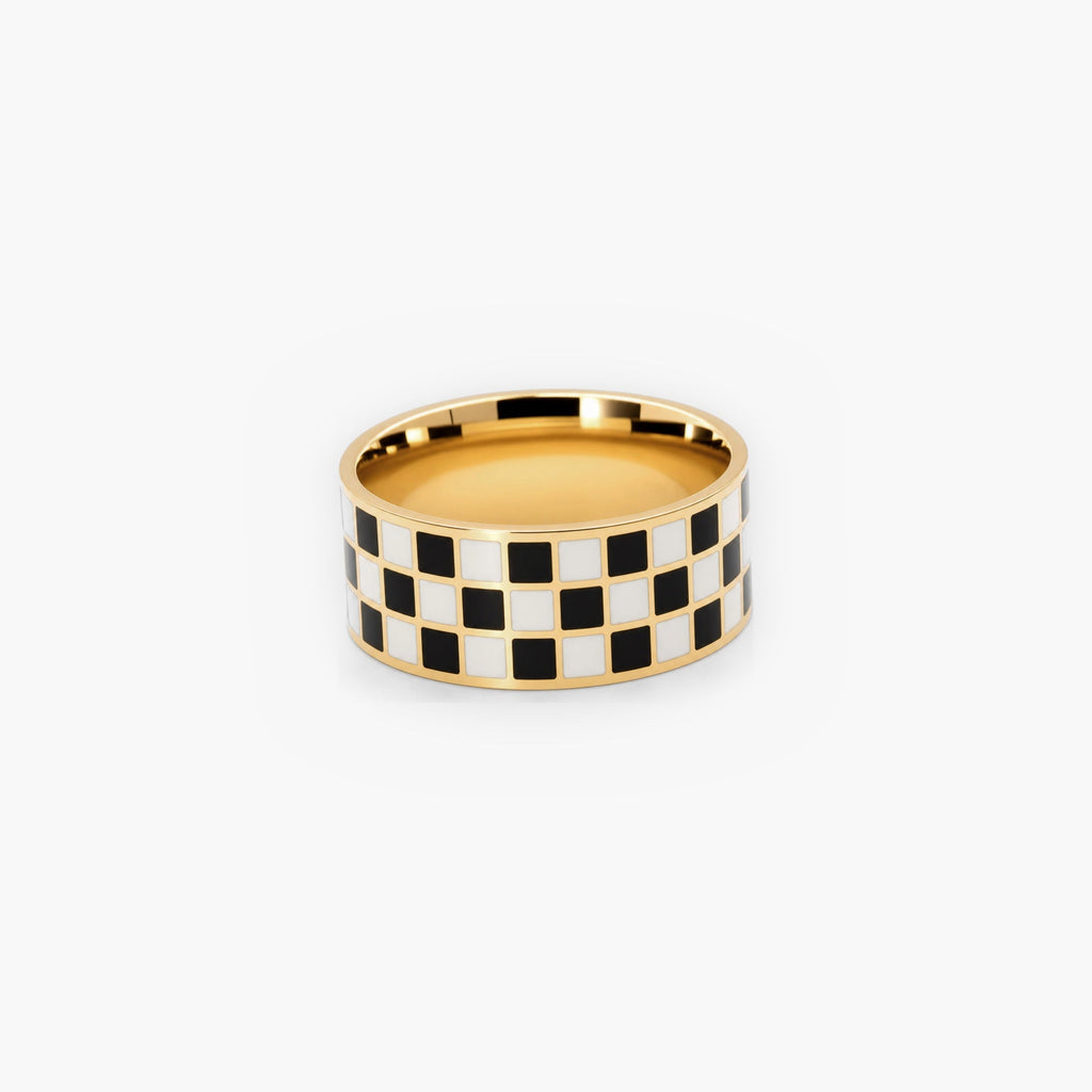 Creston Band Ring | 18k Gold Plated Stainless Steel 0