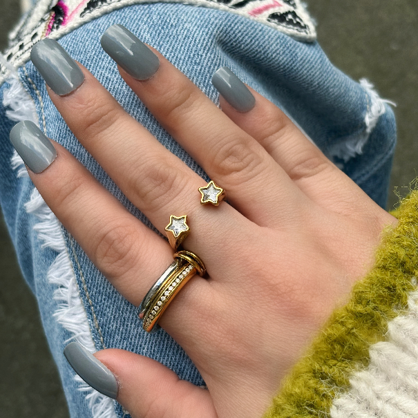 Dara Link Ring | 18k Gold Plated, Tarnish Resistant 4