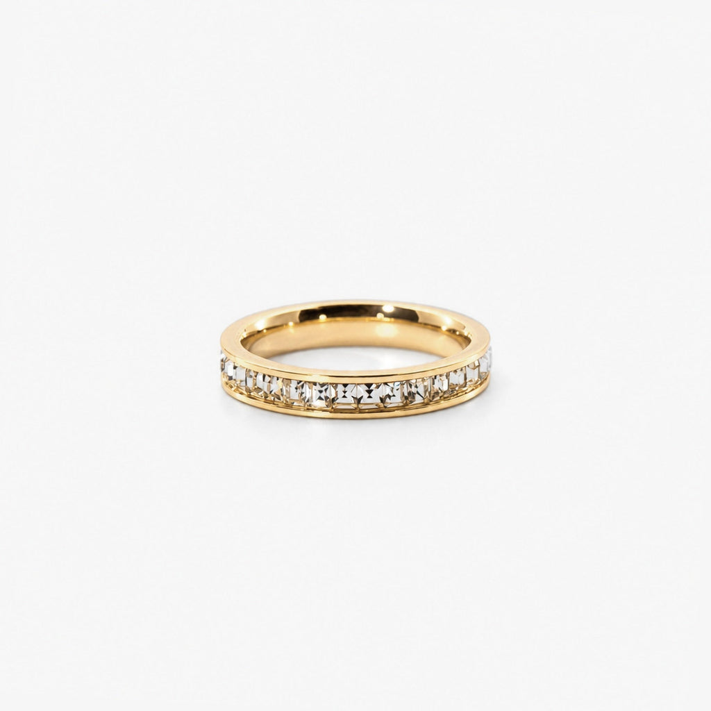 Eden Eternity Band | 18k Gold Plated Cubic Zirconia 4mm 0