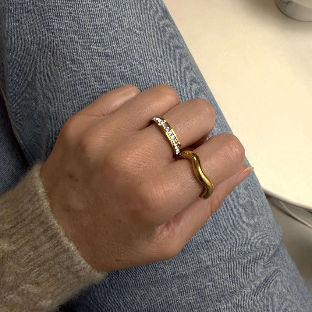 Eden Eternity Band | 18k Gold Plated Cubic Zirconia 4mm 4