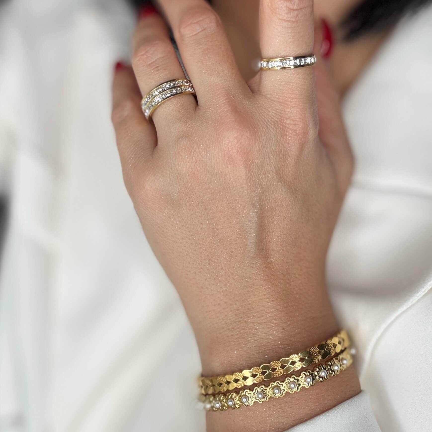Eden Eternity Band | 18k Gold Plated Cubic Zirconia 4mm 5
