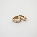 Eden Eternity Ring Set | 18k Gold Plated CZ Bands 0