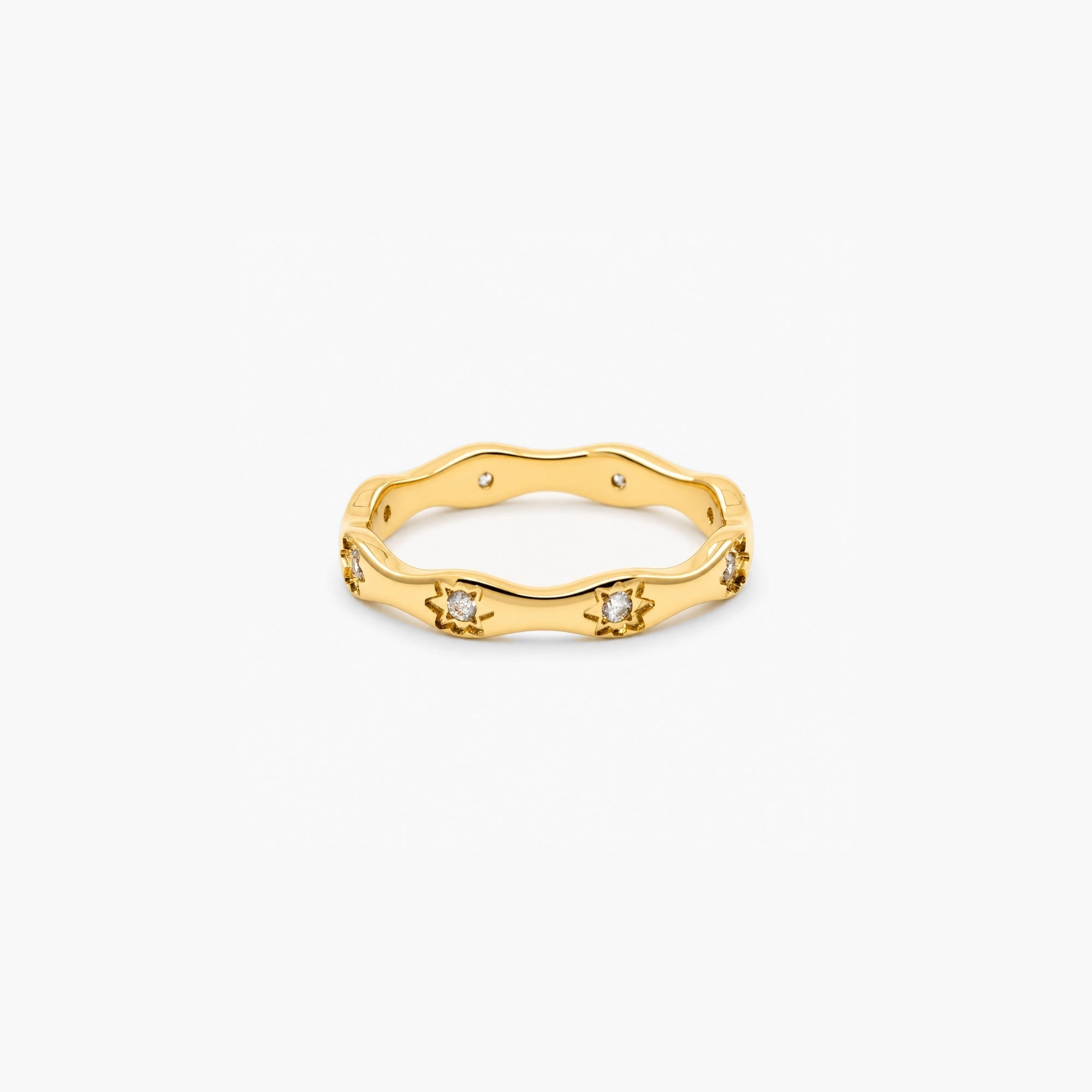 Elysia Crystal Ring | 18k Gold Plated, Tarnish Resistant 0