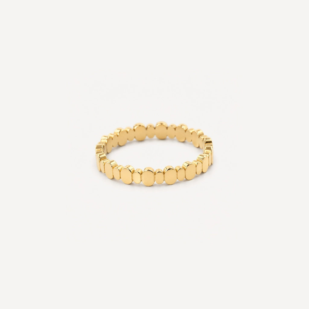 Fiora Band Ring | 18k Gold Plated Stainless Steel Minimalist Design 0