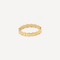 Fiora Band Ring | 18k Gold Plated Stainless Steel Minimalist Design 0
