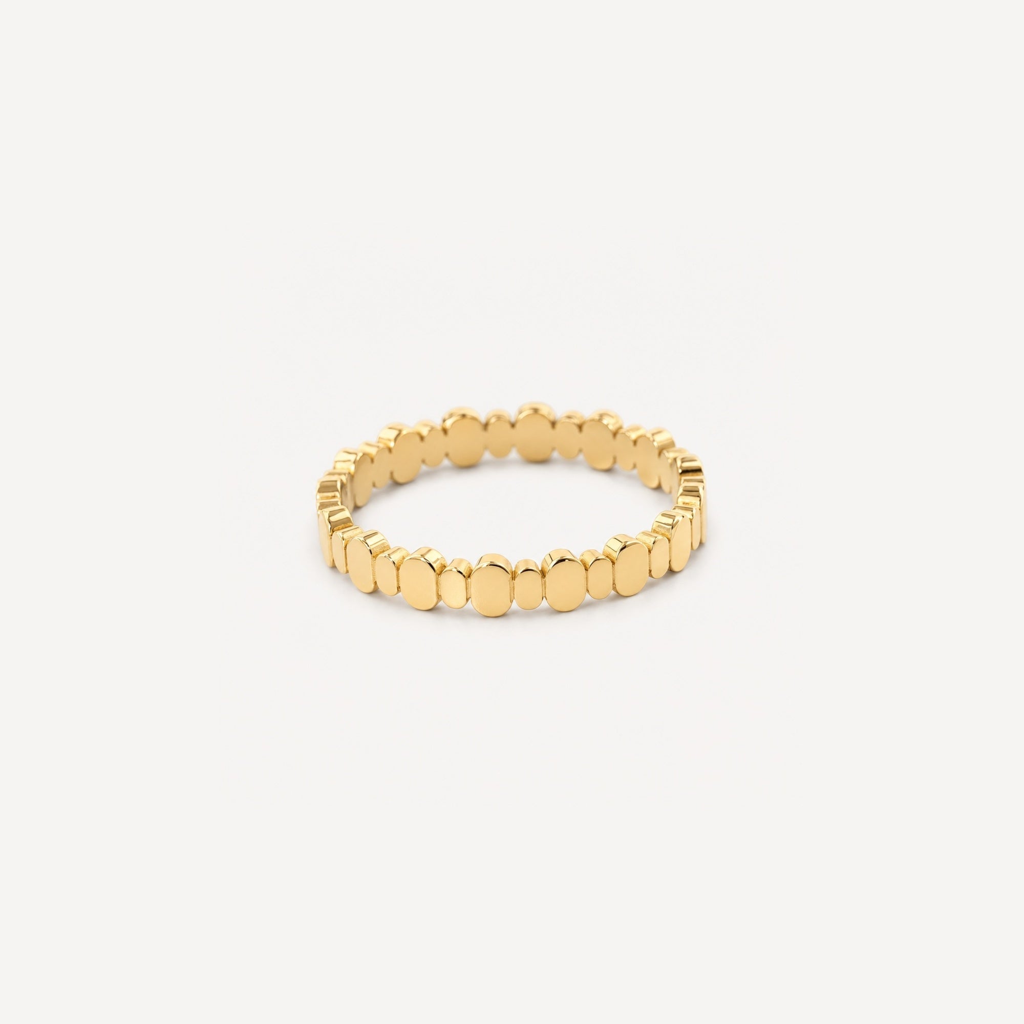 Fiora Band Ring | 18k Gold Plated Stainless Steel Minimalist Design 0