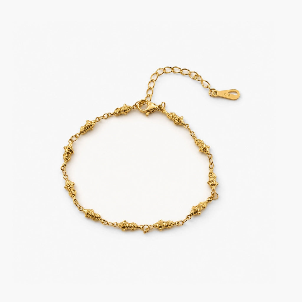 Fiora Fish Anklet for women, featuring 18k gold plating, adjustable design for a perfect fit

 0