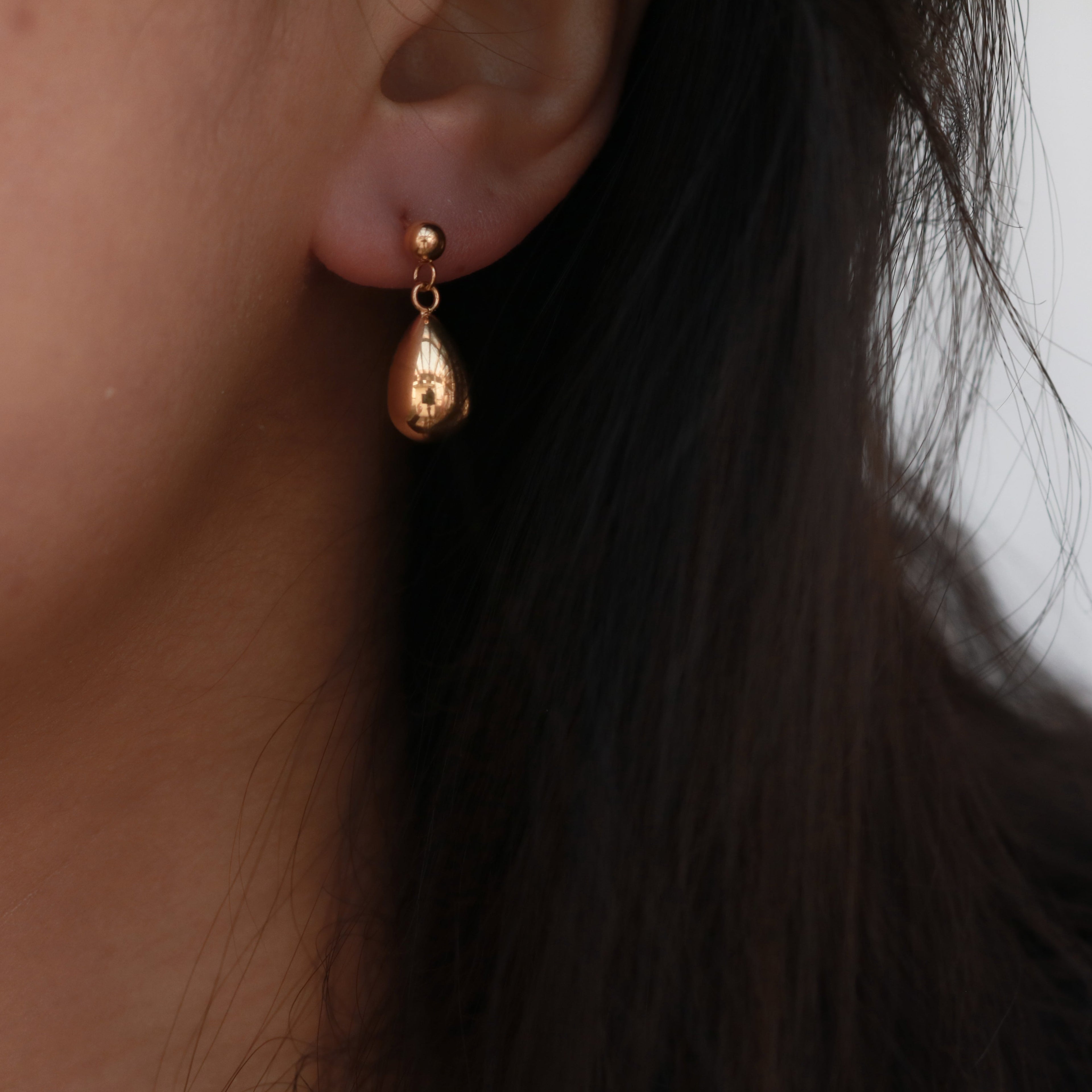Gala Teardrop Earrings | 18k Gold Plated, Tarnish Resistant for Women 3