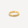 Galen Band Ring | 18k Gold Plated Stainless Steel, Slim Profile 0