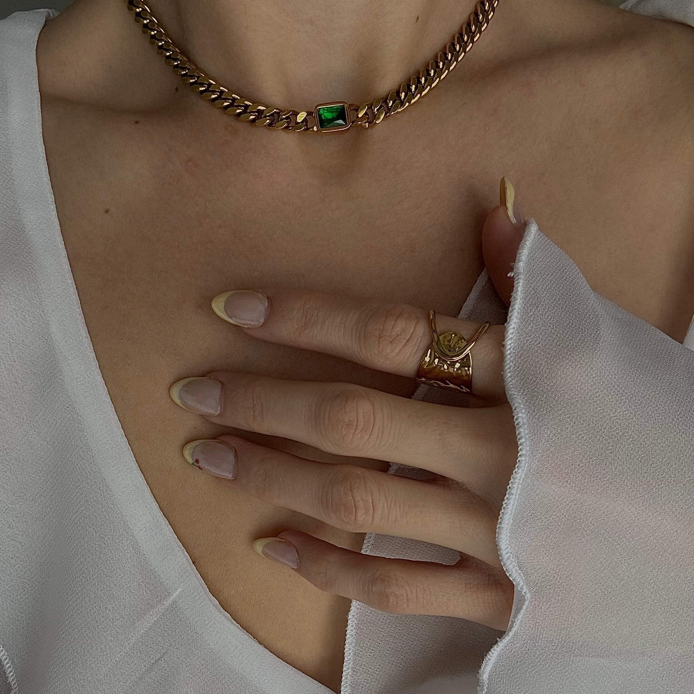 Gloria Hammered Ring | 18k Gold Plated Adjustable 4