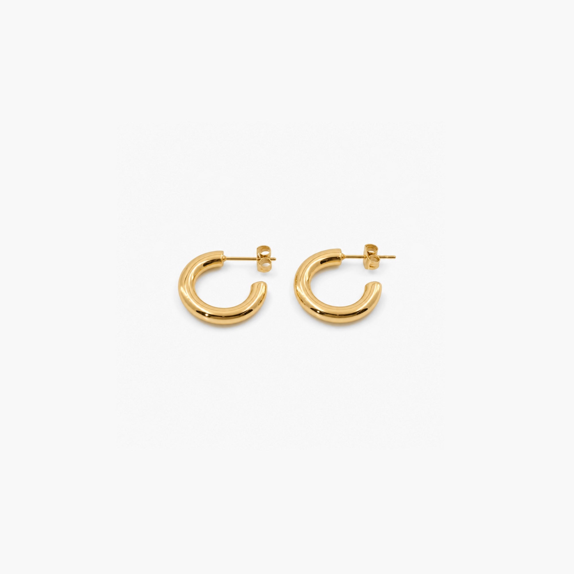 Haven Small Hoop Earrings | 18k Gold Plated, 20mm Diameter 0