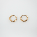 Haven Small Hoops | 18k Gold-Plated Stainless Steel Earrings for Women 0
