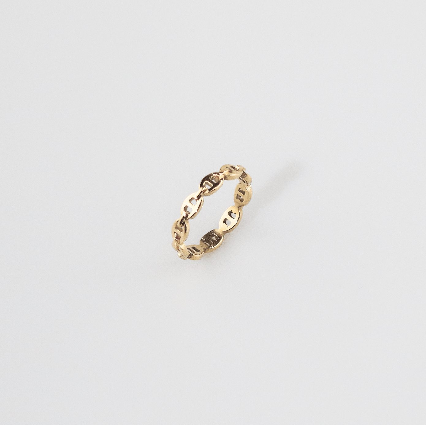 Haven Stackable Band Ring | 18k Gold Plated Geometric Design 6