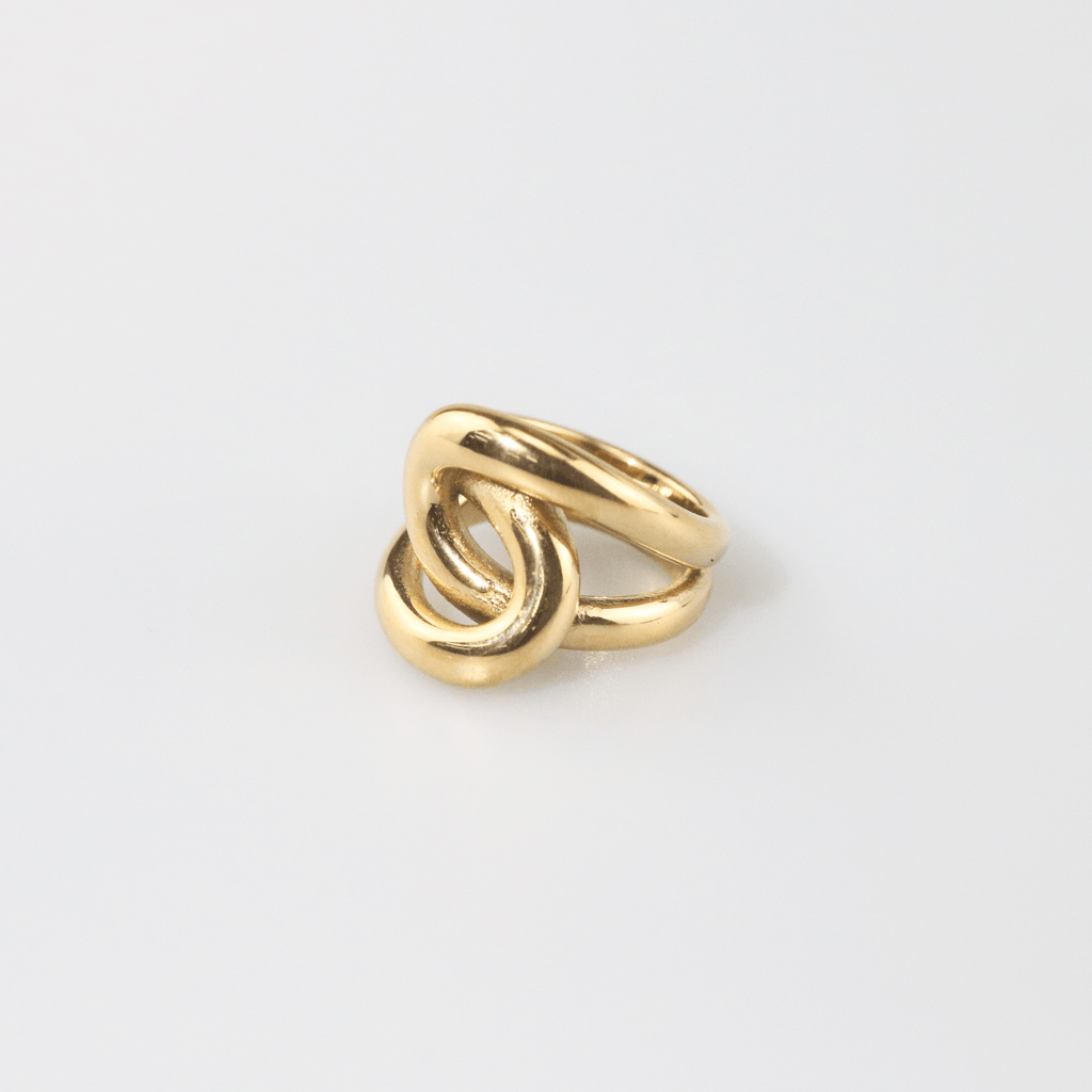 Ivara Chunky Ring | 18k Gold Plated, Waterproof Stainless Steel 2