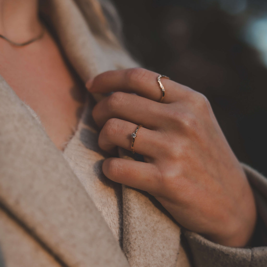Ivara Sparkle Ring | 18k Gold-Plated, Cubic Zirconia 1