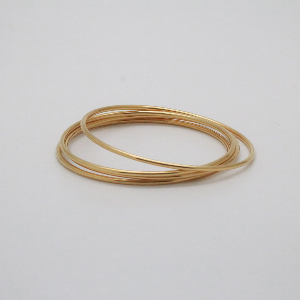 Kora Bracelet Bangle | 18k Gold Plated Stainless Steel 0