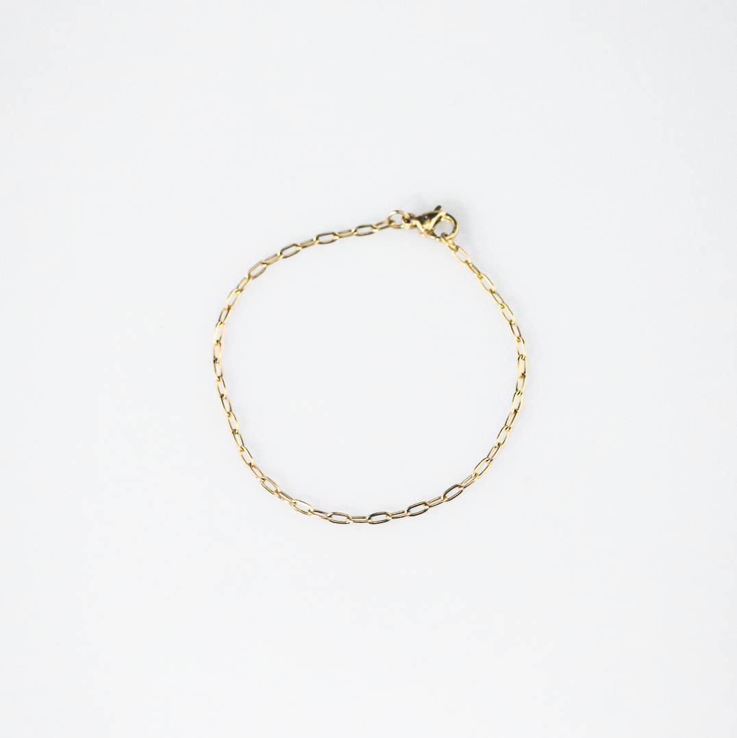 Kora Chain Bracelet | 18k Gold Plated, Lightweight Elegant Design 1