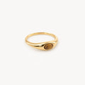 Kori Ring Statement Jewelry | Tiger's Eye Gemstone, 18k Gold Plated 0