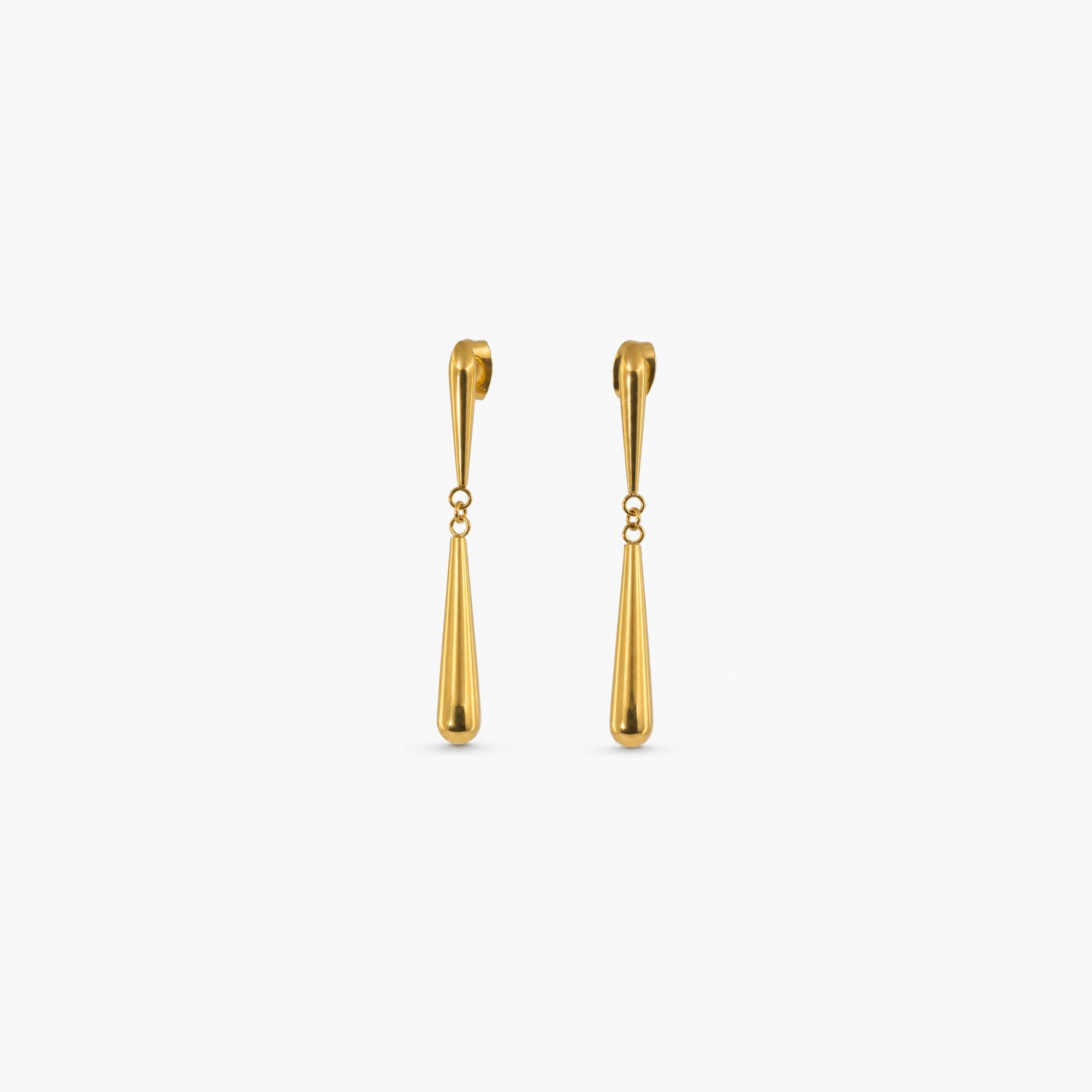 Liora Gold Earrings | 18k Gold Plated Teardrop Design for Women 0