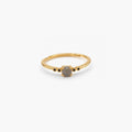 Liora Labradorite Ring | 9k Gold Plated Sterling Silver, Adjustable 0