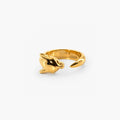 Liora Leopard Ring | 18k Gold Plated Adjustable Stainless Steel 0