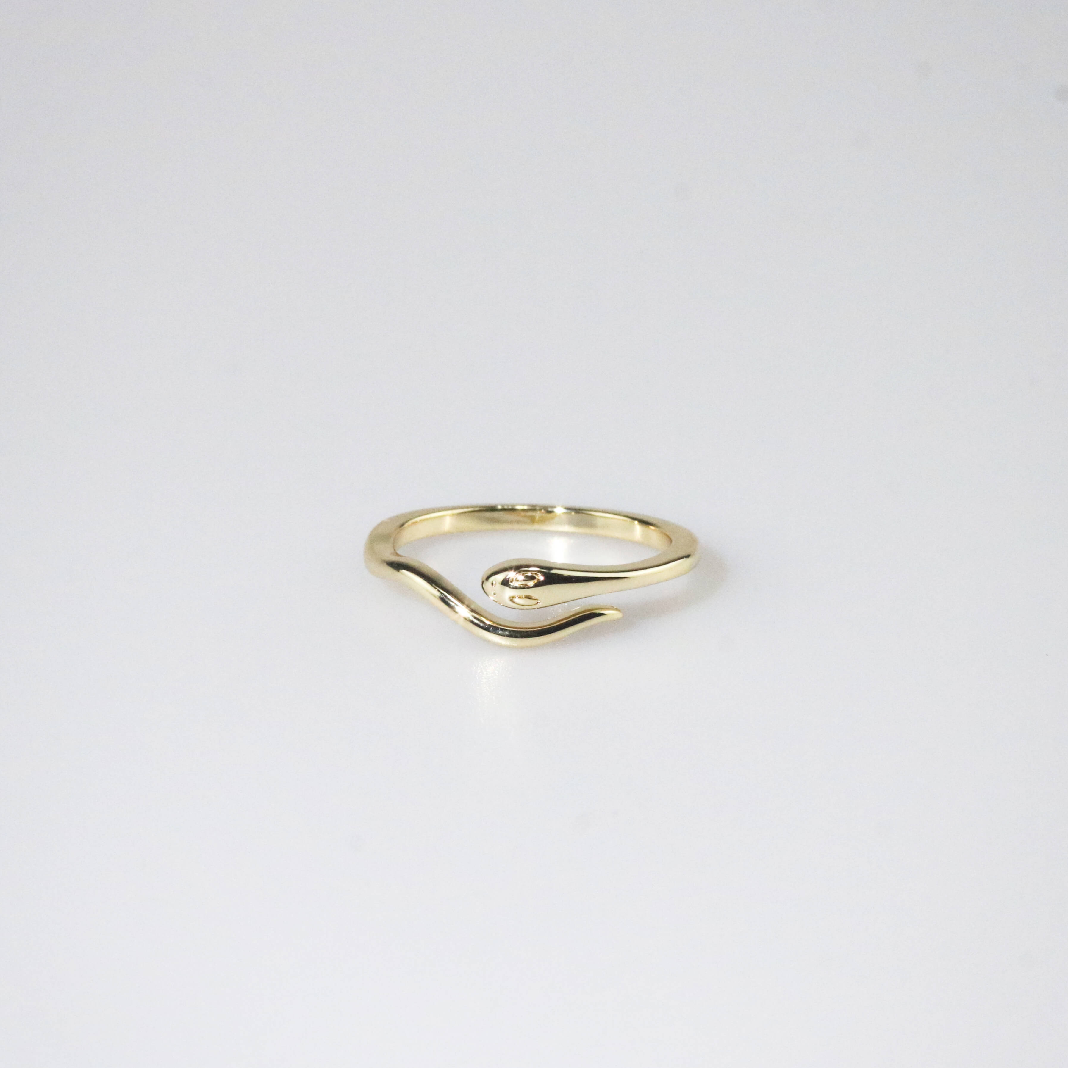 Liora Snake Ring | 14k Gold Plated Adjustable Brass 0