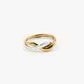 Liora Wave Ring | 18k Gold Plated Stainless Steel 0